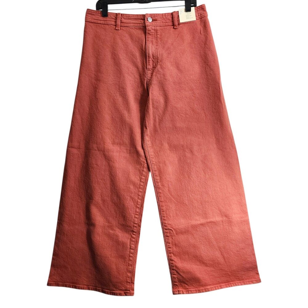 UNIVERSAL THREADS Pants Womens 12 Pink SAILOR WIDE LEG Comfort Stretch Relaxed